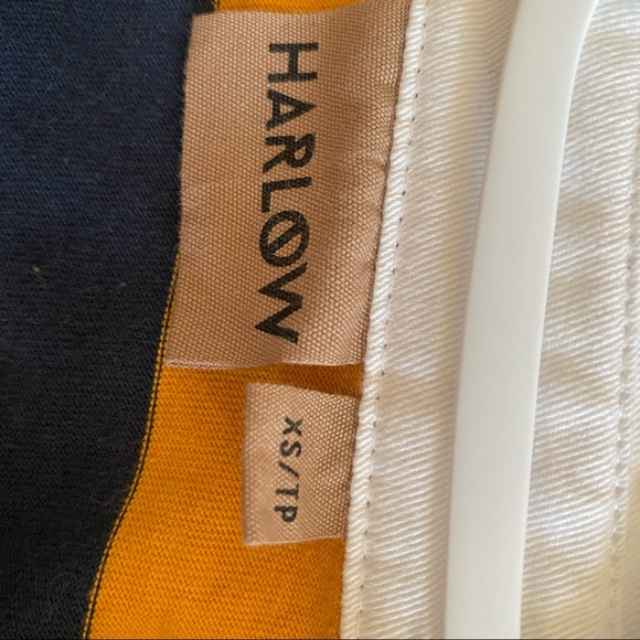 Harlow Navy and Mustard Collared Long Sleeve XS - Picture 6 of 7